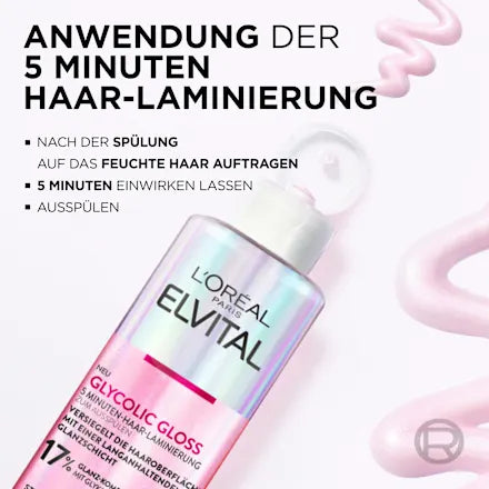 L'Oréal Paris Elvital Glycolic Gloss 5-Minuten Haar-Laminierung