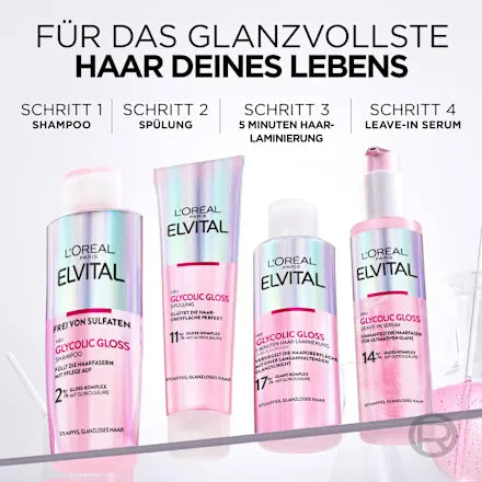 L'Oréal Paris Elvital Glycolic Gloss 5-Minuten Haar-Laminierung