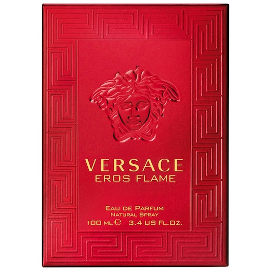 Versace Eros Flame Medusa Logo Detail