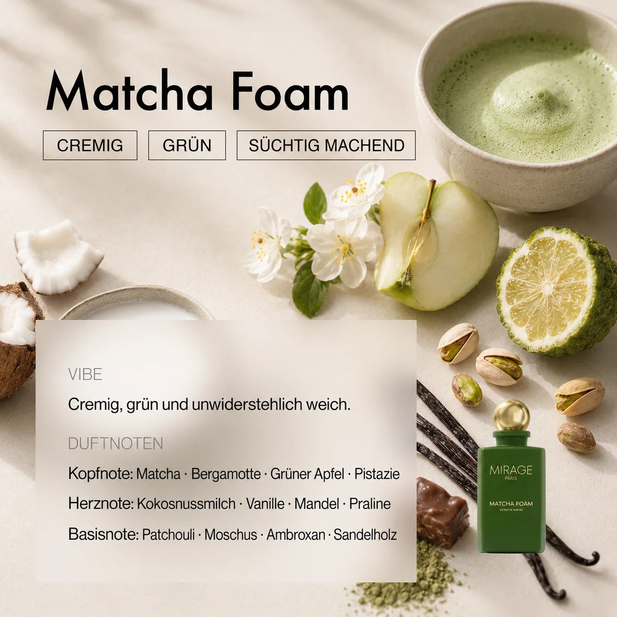 Mirage Matcha Foam Extrait de Parfum